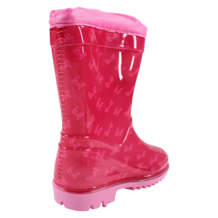 Picture of MIN364262 DISNEY MINNIE MOUSE WELLIES WITH FASTENER